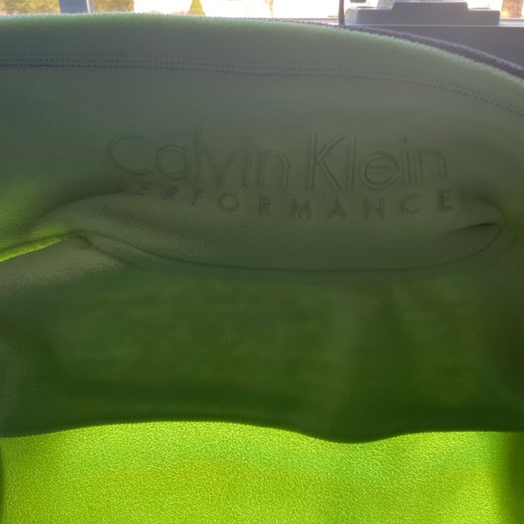 Calvin Klein Green Fleece Zip-Up - Picture 4 of 4